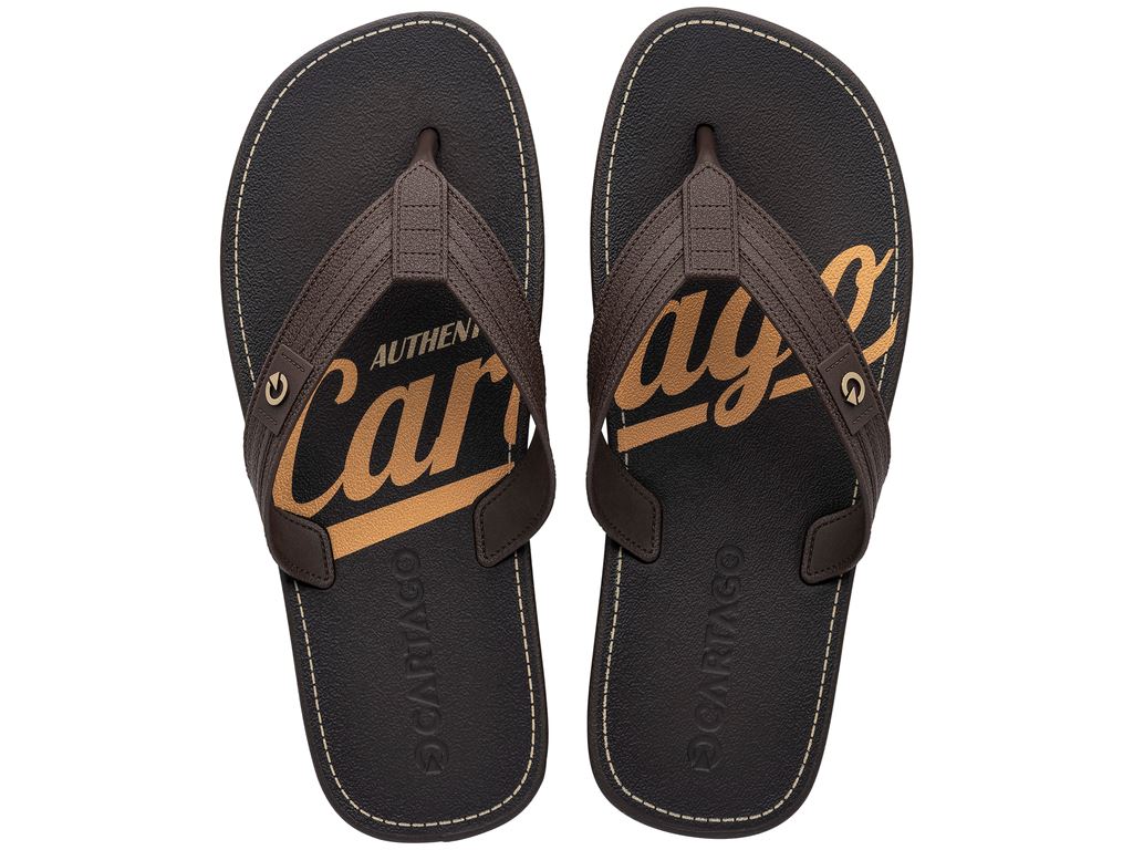 SANDALIAS HOMBRE CARTAGO MARRÓN DAKAR 393 - 1