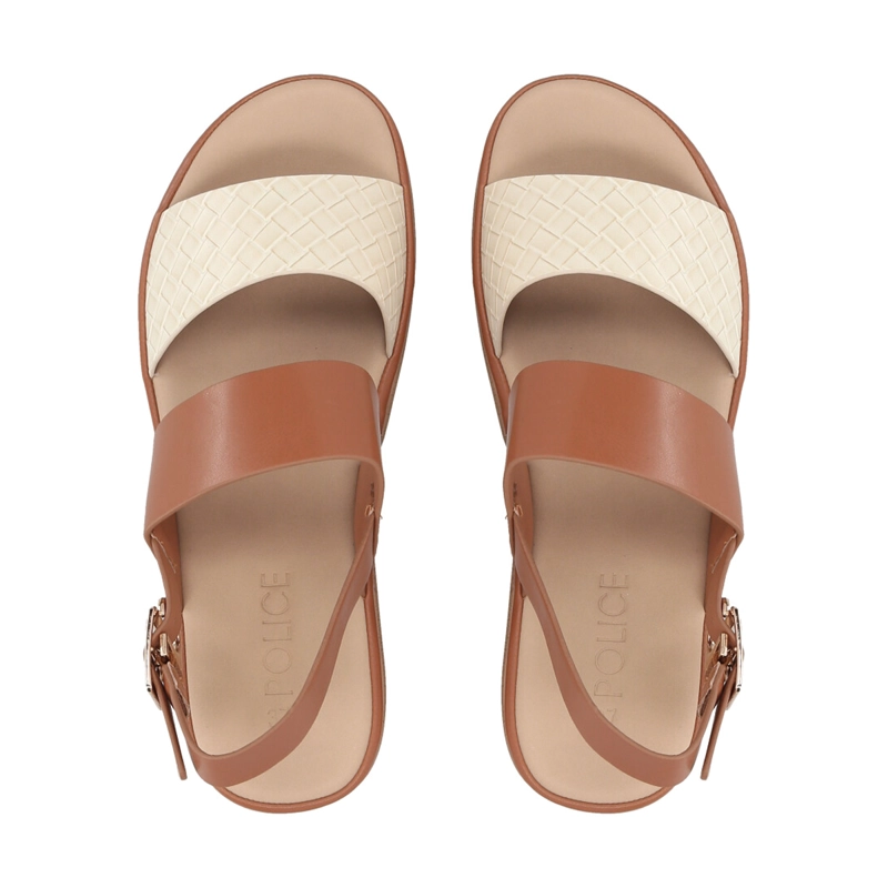 SANDALIAS MUJER POLICE CAMEL KYLIE - 3
