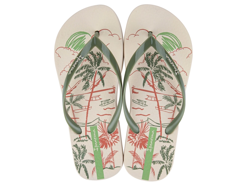 SANDALIAS MUJER IPANEMA BEIGE ORLA - 1