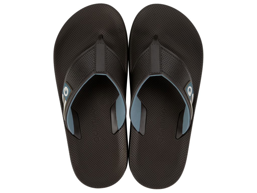 SANDALIAS HOMBRE CARTAGO MARRÓN AZUL SIENA - 1
