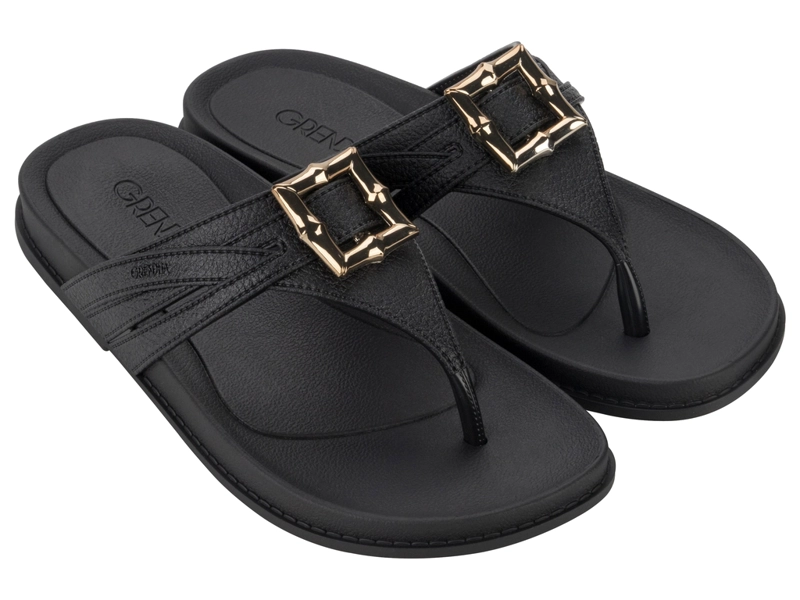 SANDALIAS MUJER GRENDHA NEGRO ABRACAR - 1