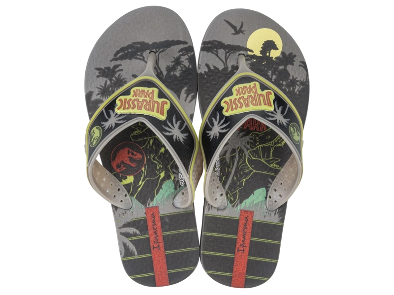 SANDALIAS UNISEX IPANEMA GRIS INFANTIL JURASSIC PARK - 1