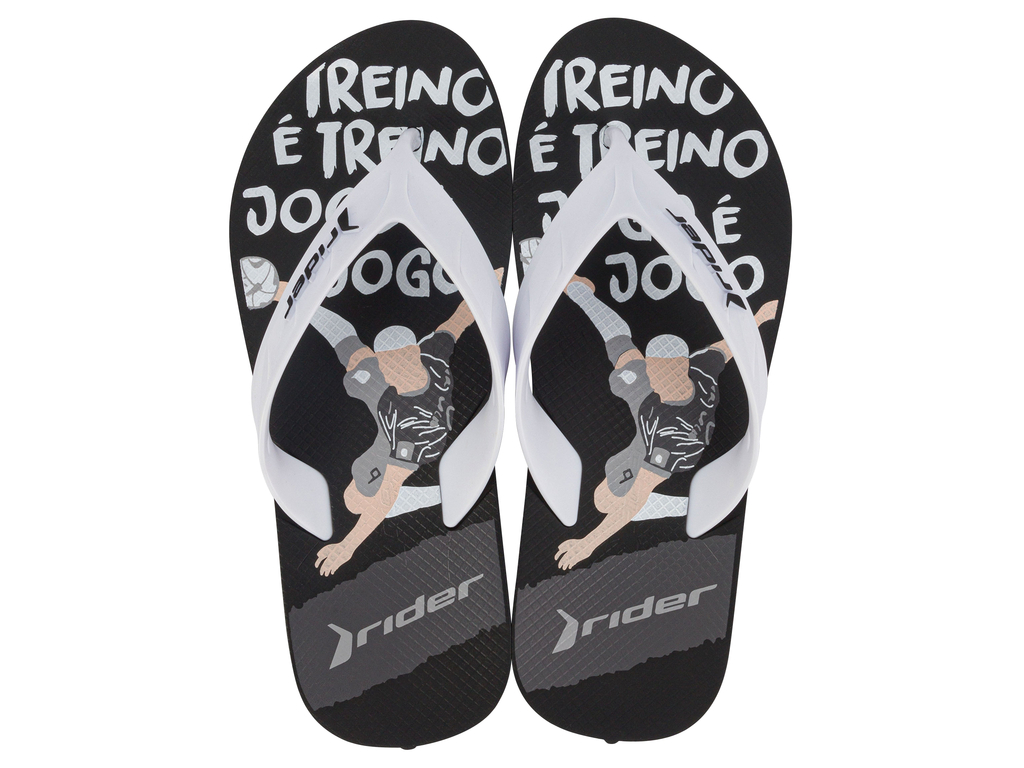 SANDALIA NEGRO/BLANCO STREET RIDER - 1