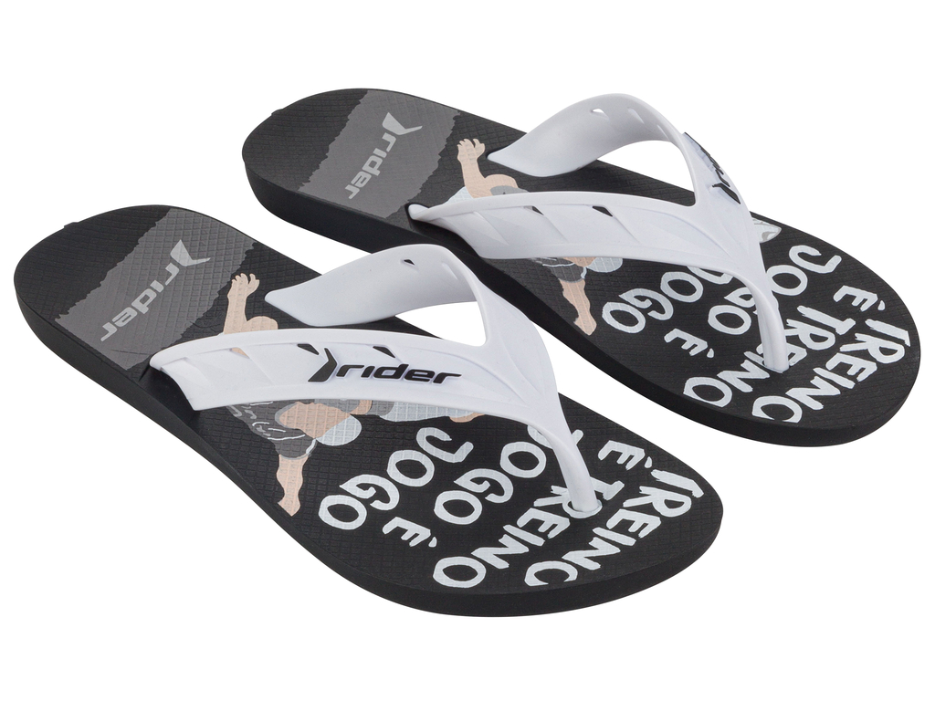 SANDALIA NEGRO/BLANCO STREET RIDER - 2