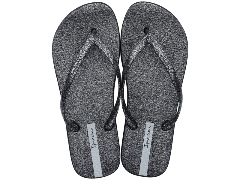SANDALIAS MUJER IPANEMA NEGRO GLITTER - 1