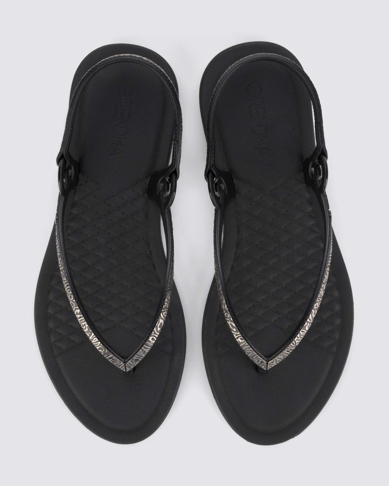 SANDALIAS MUJER GRENDHA NEGRO TODODIA - 2