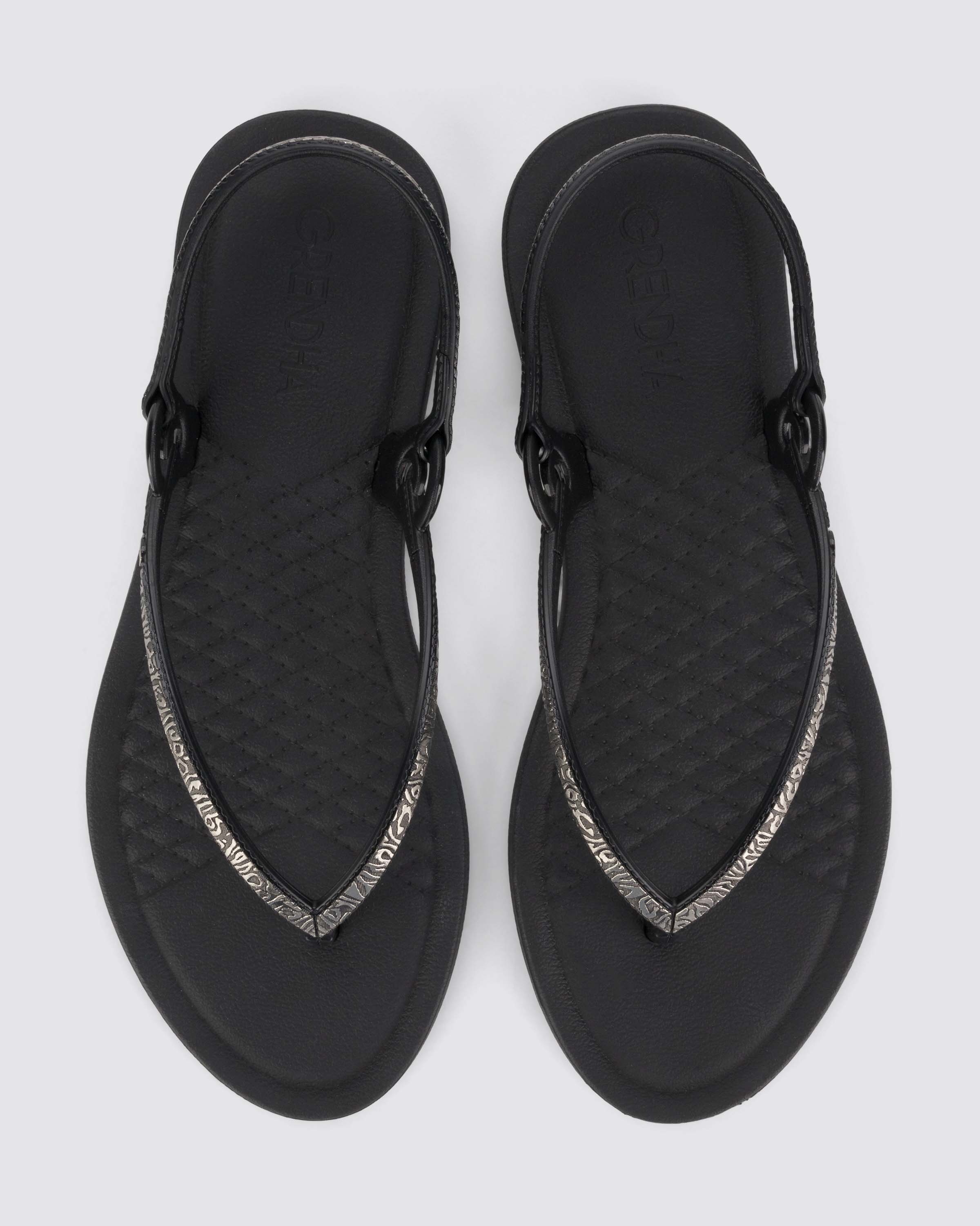 SANDALIAS MUJER GRENDHA NEGRO TODODIA - 2