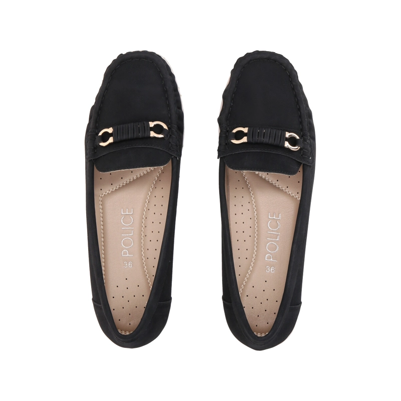MOCASIN NEGRO MUJER LALI POLICE - 2