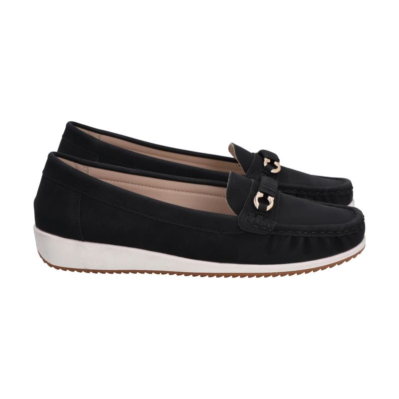 MOCASIN NEGRO MUJER LALI POLICE - 3