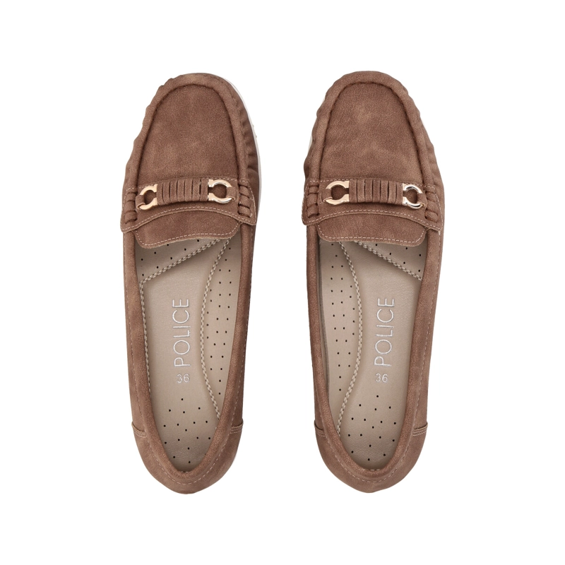 MOCASIN MUJER CAMEL LALI POLICE - 2