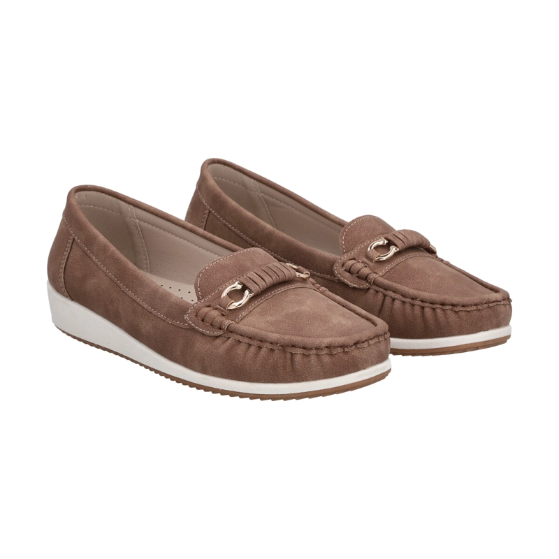 MOCASIN MUJER CAMEL LALI POLICE - 5