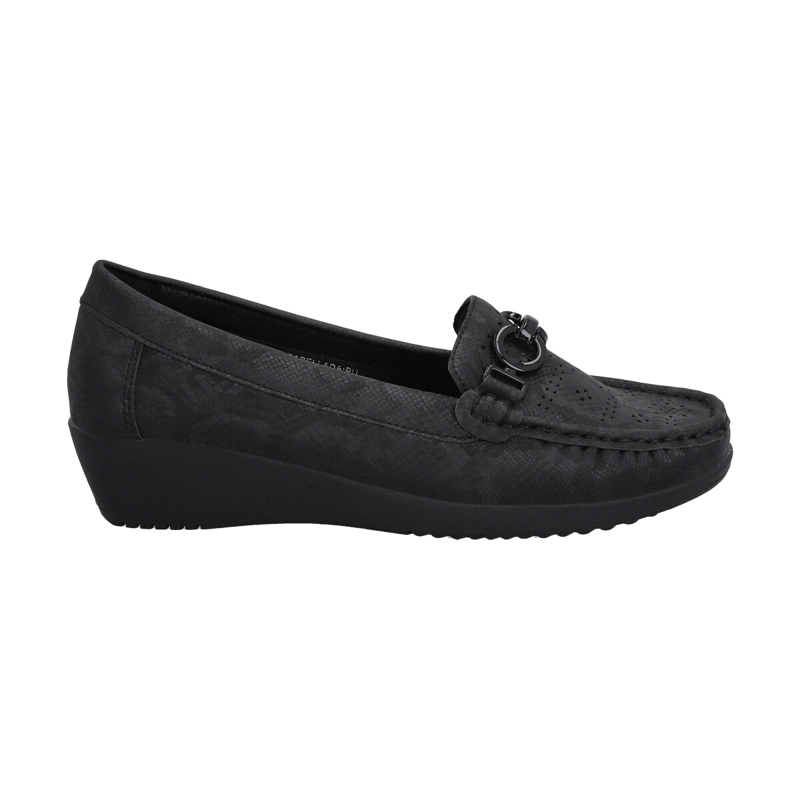 MOCASIN NEGRO MUJER LALI 3 POLICE - 1