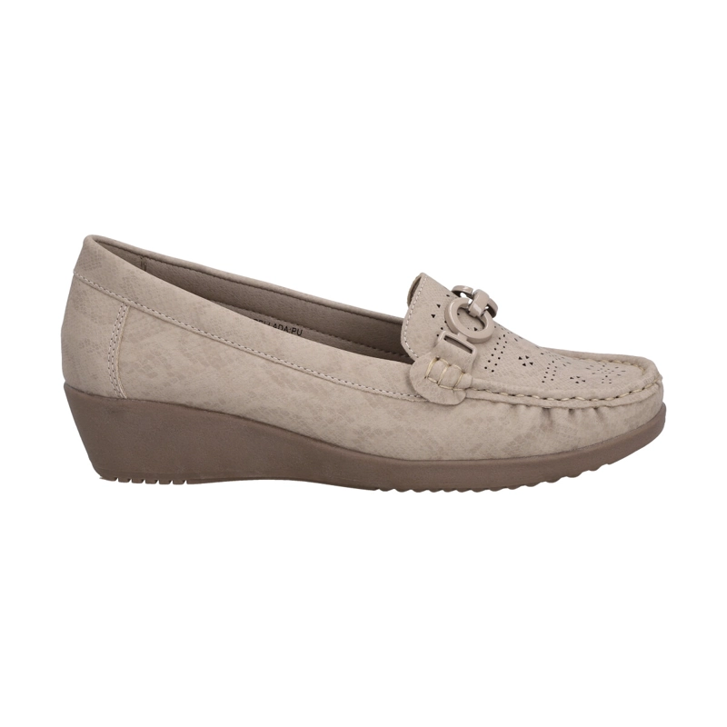 MOCASIN MUJER TAUPE LALI 2 POLICE - 1