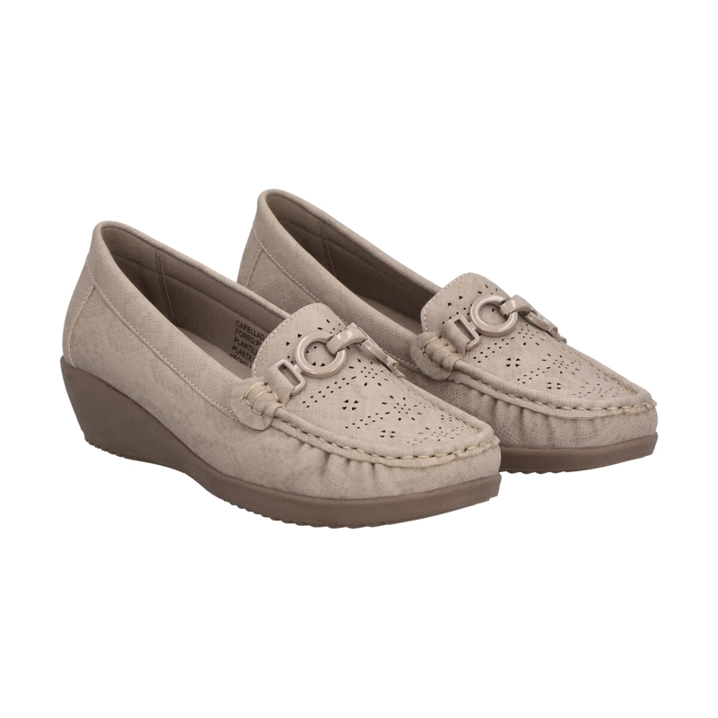 MOCASIN MUJER TAUPE LALI 2 POLICE - 5