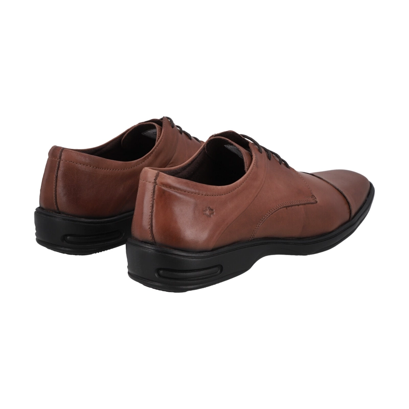 ZAPATO FORMAL HOMBRE CUERO CAFE  538 PERLATTO - 5