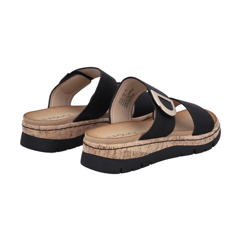 SANDALIAS MUJER POLICE NEGRO KATHE - 4