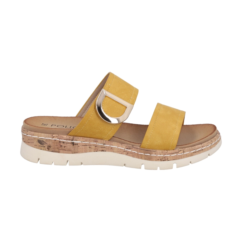 SANDALIAS MUJER POLICE MOSTAZA KATHE - 1