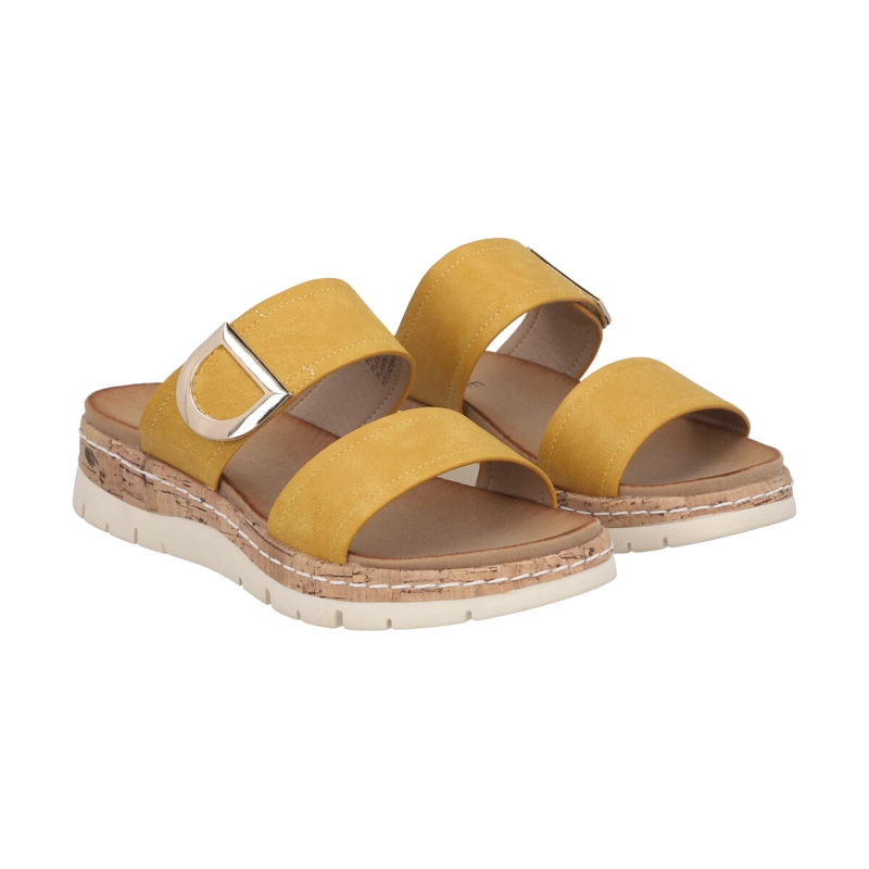 SANDALIAS MUJER POLICE MOSTAZA KATHE - 5