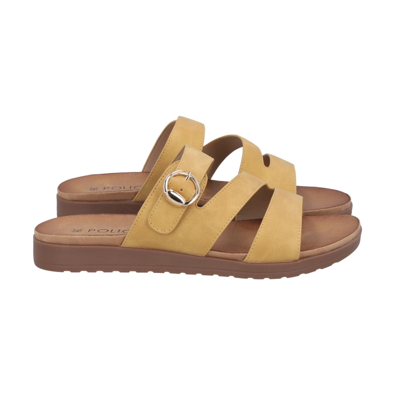 SANDALIAS MUJER POLICE MOSTAZA MIKA - 3