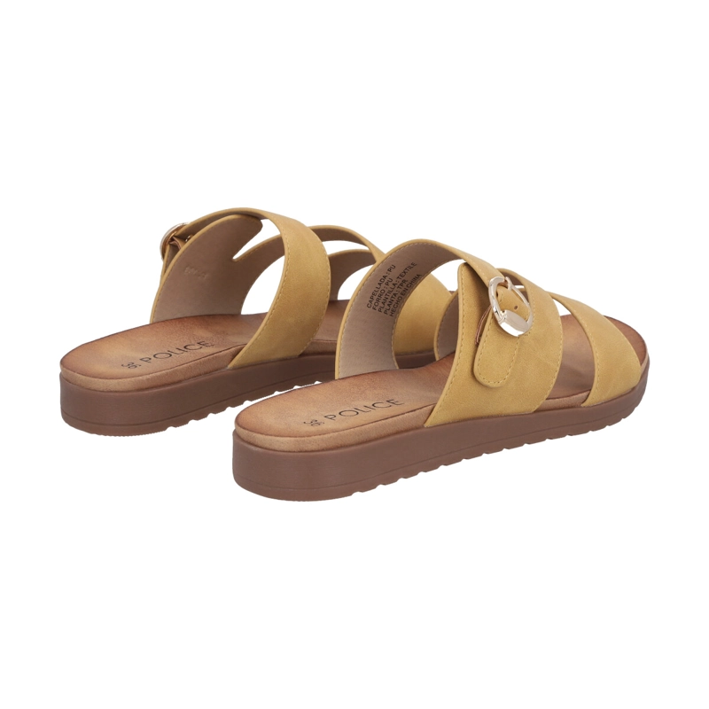 SANDALIAS MUJER POLICE MOSTAZA MIKA - 4