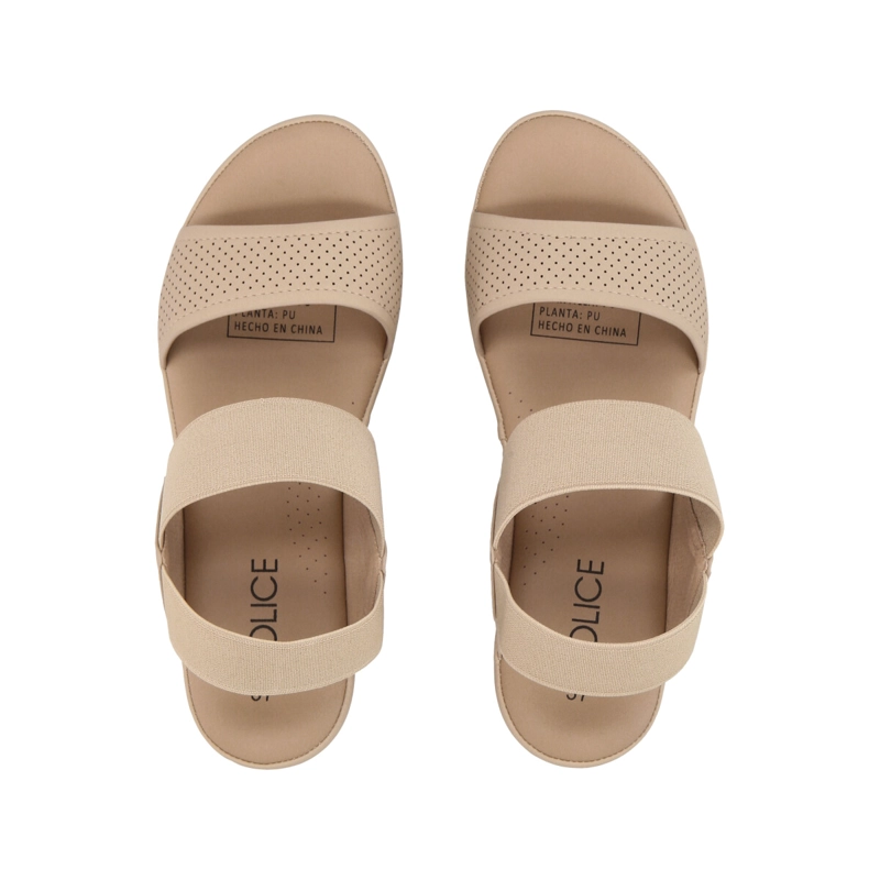 SANDALIAS MUJER POLICE BEIGE SYDNEY - 2