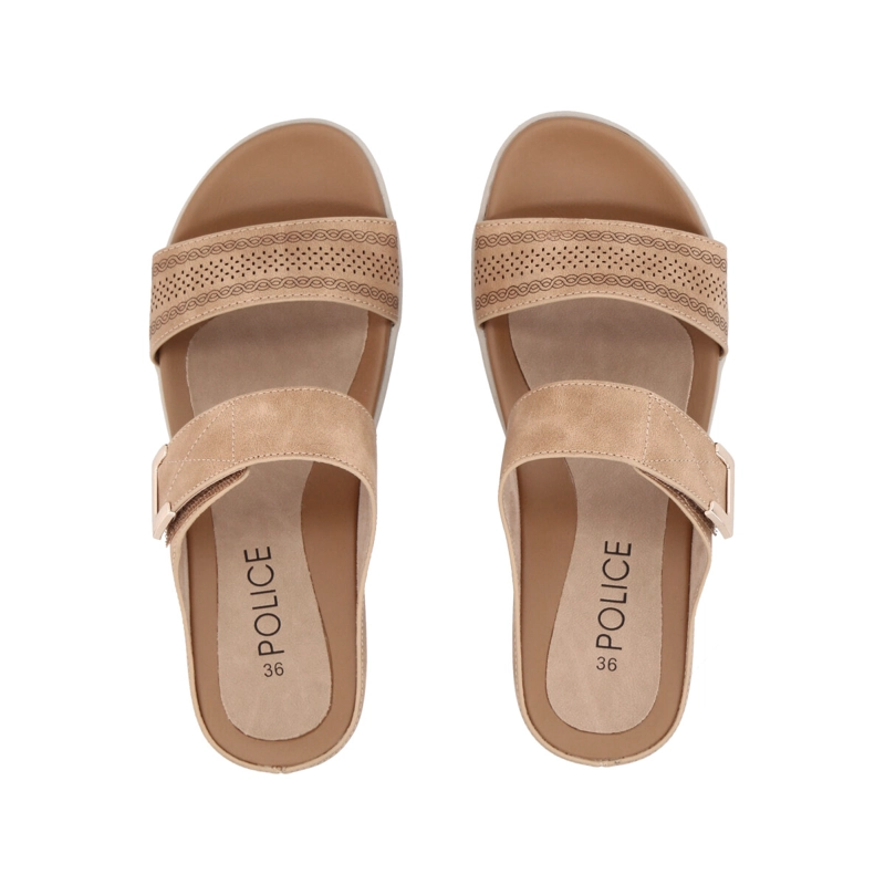 SANDALIAS MUJER POLICE CAMEL SOFI - 4
