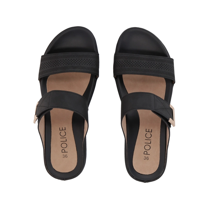 SANDALIAS MUJER POLICE NEGRO SOFI - 2