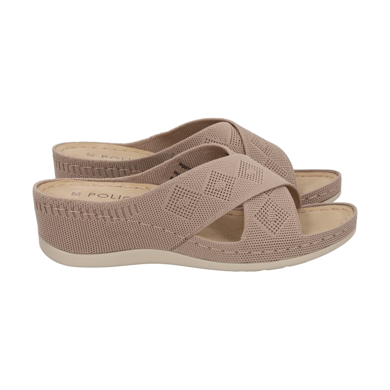 SANDALIAS MUJER POLICE CAMEL JUANA - 5