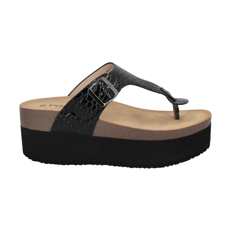 SANDALIAS MUJER POLICE NEGRO BLAKE - 1