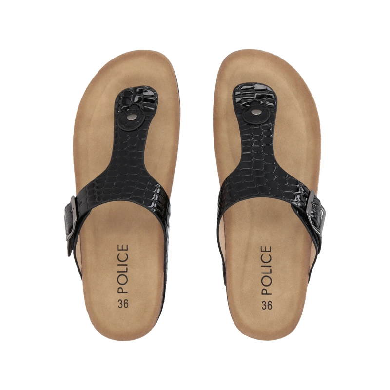 SANDALIAS MUJER POLICE NEGRO BLAKE - 2