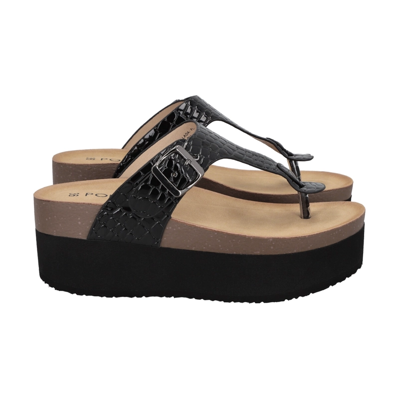 SANDALIAS MUJER POLICE NEGRO BLAKE - 3