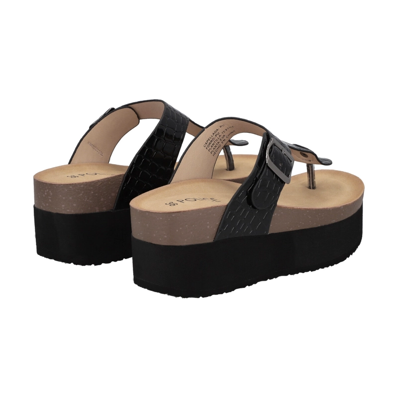 SANDALIAS MUJER POLICE NEGRO BLAKE - 4