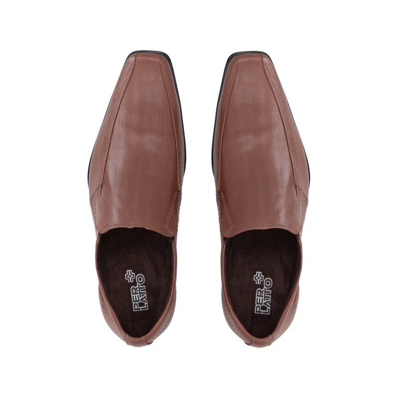 ZAPATO FORMAL HOMBRE CUERO 540 MARRON PERLATTO - 4