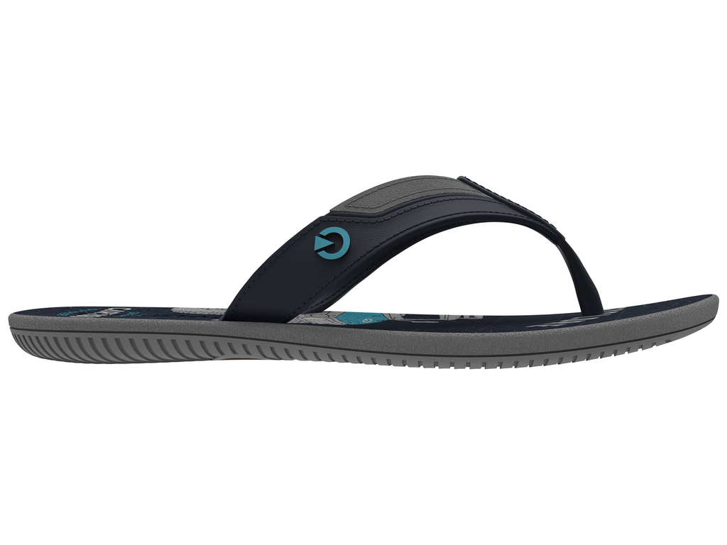 SANDALIAS HOMBRE CARTAGO GRIS/AZUL DAKAR - 3