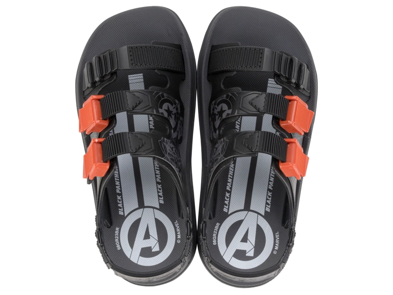 SANDALIAS MUJER IPANEMA INFANTIL GRIS/NEGRO MARVEL - 1