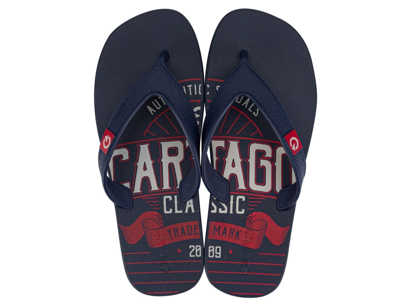 SANDALIAS HOMBRE CARTAGO AZUL/ROJO DAKAR - 1