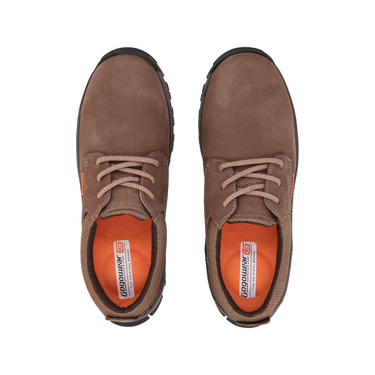 ZAPATILLAS HOMBRE GOGOWEAR CAFÉ TREKKING MARRÓN TROLLER - 5