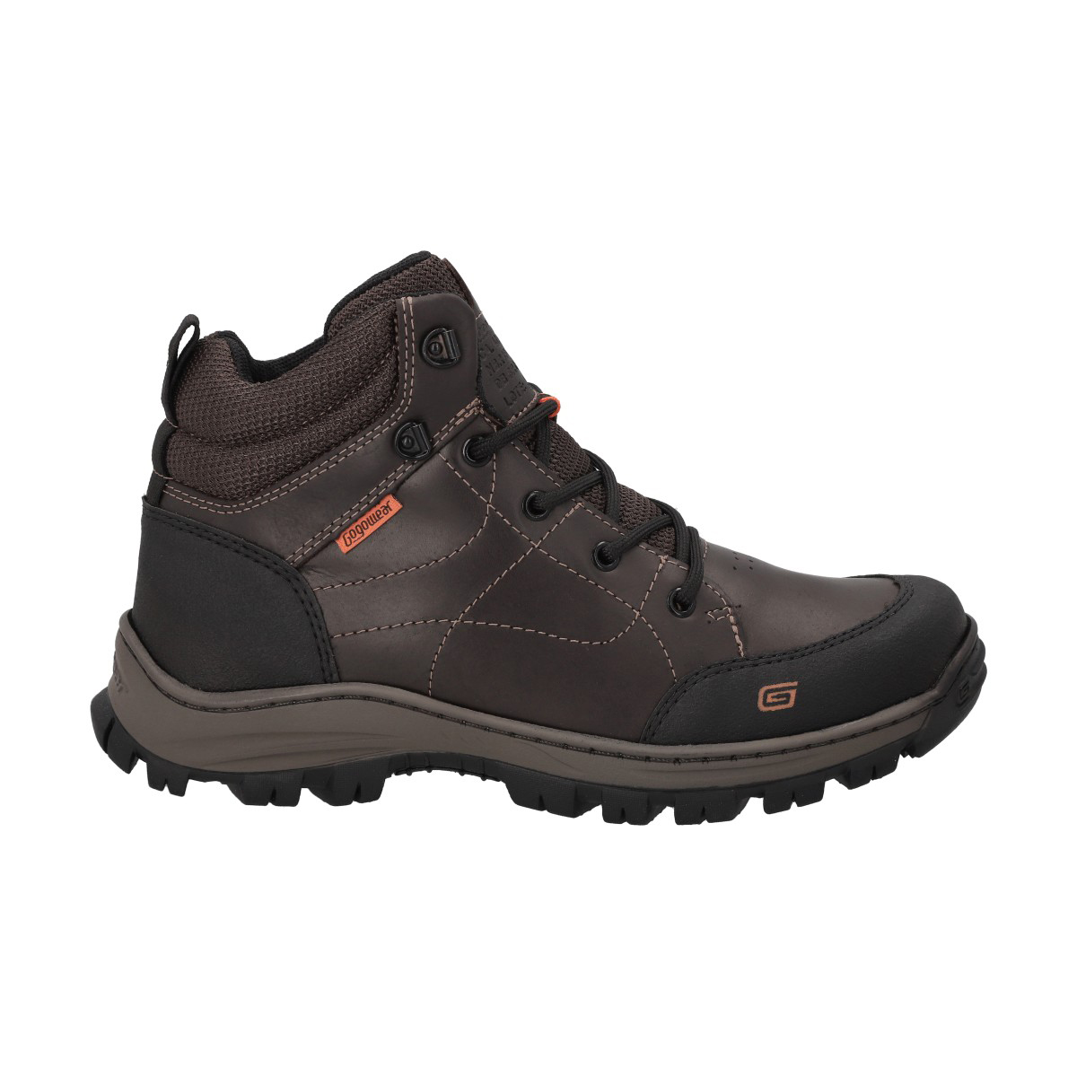 BOTIN HOMBRE TREKKING CAFE  OSCURO ENDURANCE GOGOWEAR - 1