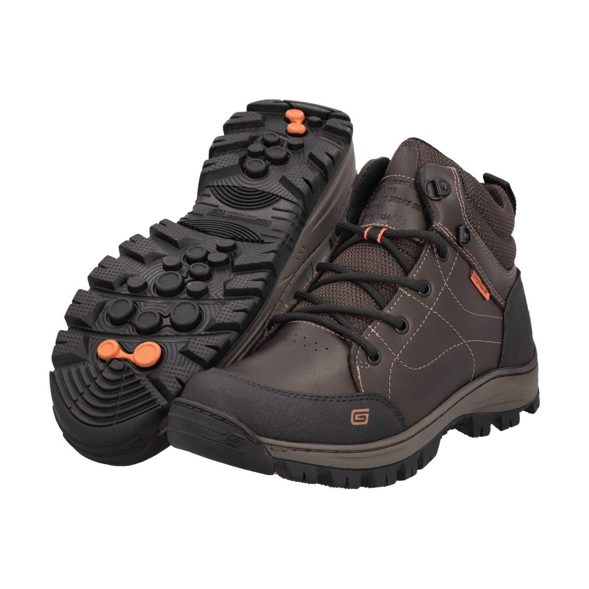 BOTIN HOMBRE TREKKING CAFE  OSCURO ENDURANCE GOGOWEAR - 3