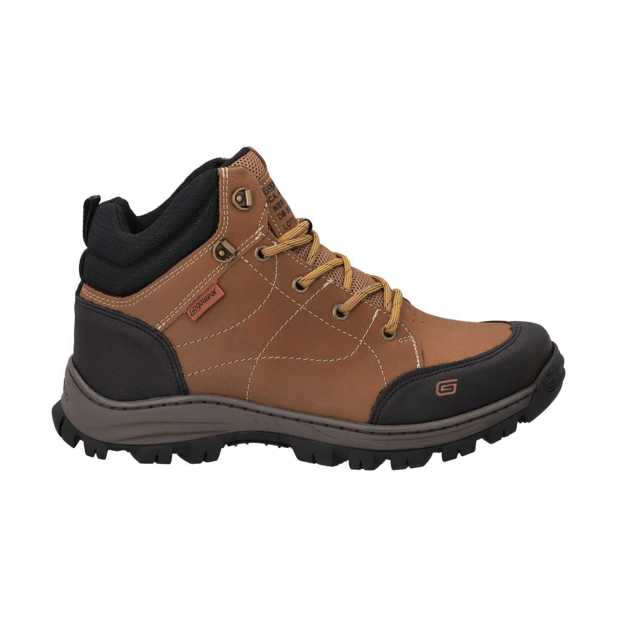 BOTIN TREKKING HOMBRE MARRON/NEGRO TROLLER GOGOWEAR - 1