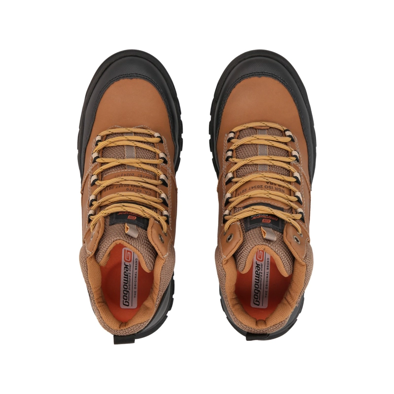 BOTIN TREKKING HOMBRE_ NEGRO/CAFE STRONG GOGOWEAR - 2