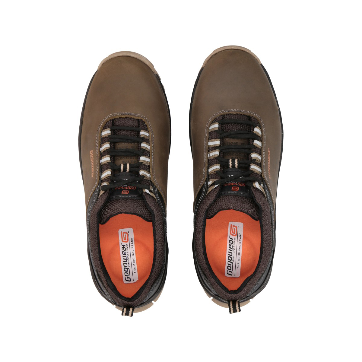 ZAPATILLAS HOMBRE GOGOWEAR CAFÉ TREKKING MARRÓN ENDURANCE - 2