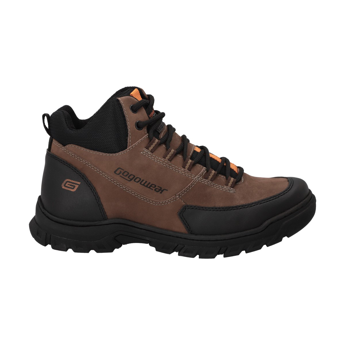 BOTIN TREKKING HOMBRE NEGRO/MARRON STRONG GOGOWEAR - 1