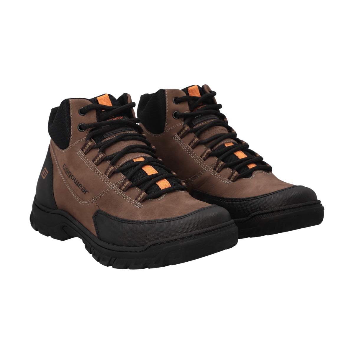 BOTIN TREKKING HOMBRE NEGRO/MARRON STRONG GOGOWEAR - 2