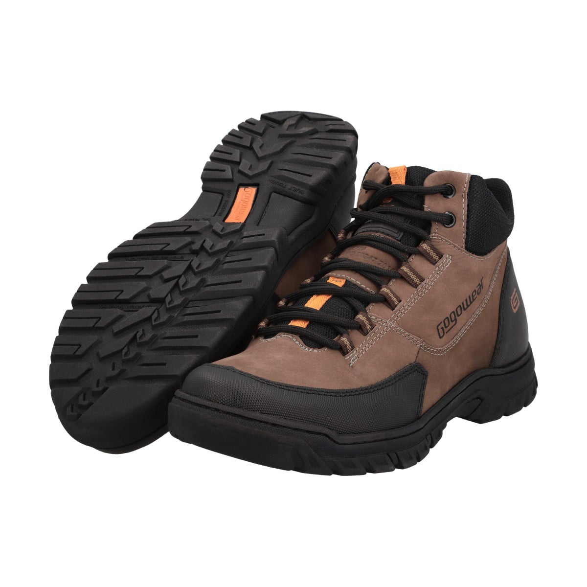 BOTIN TREKKING HOMBRE NEGRO/MARRON STRONG GOGOWEAR - 3