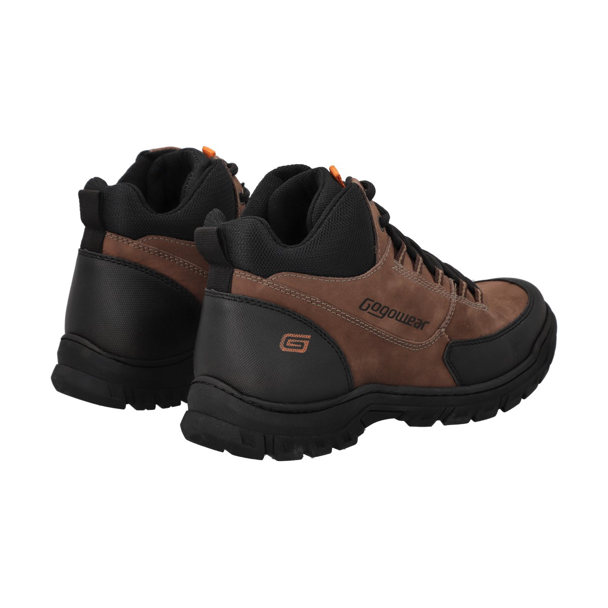 BOTIN TREKKING HOMBRE NEGRO/MARRON STRONG GOGOWEAR - 4