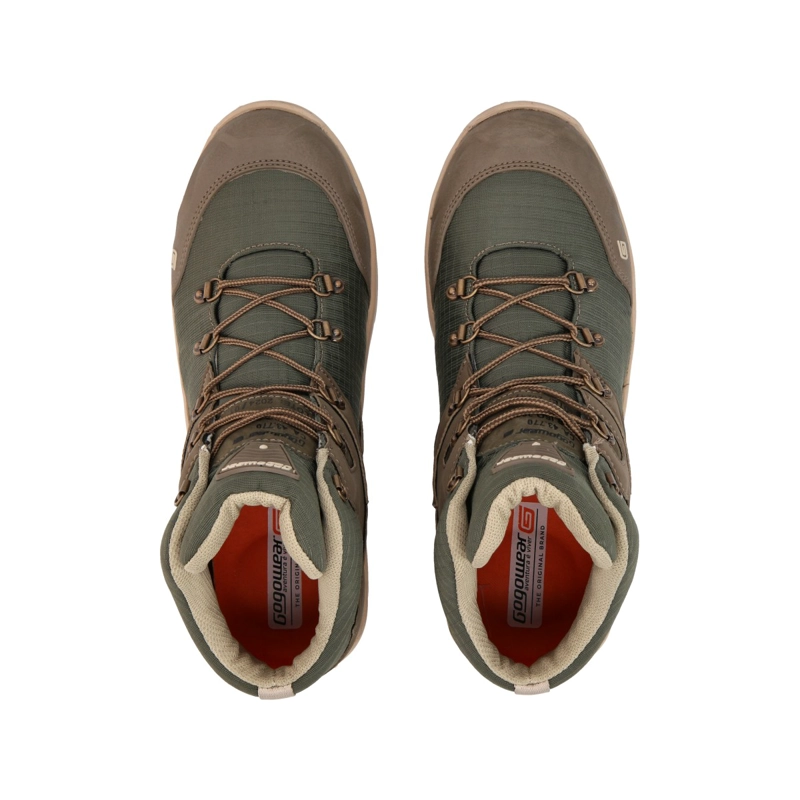BOTIN HOMBRE TREKKING VERDE/MARRON FUGA GOGOWEAR - 2