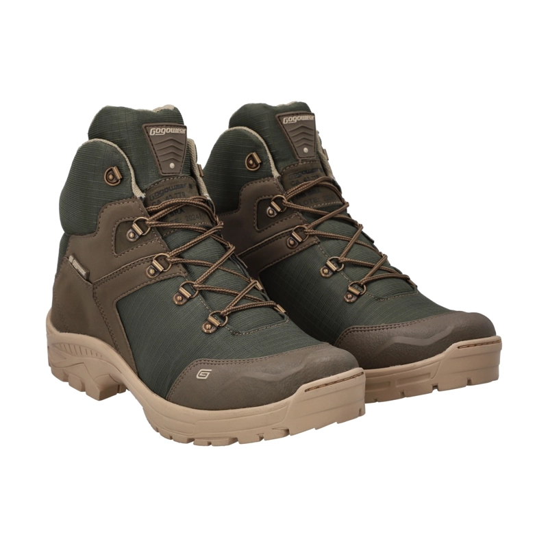 BOTIN HOMBRE TREKKING VERDE/MARRON FUGA GOGOWEAR - 5