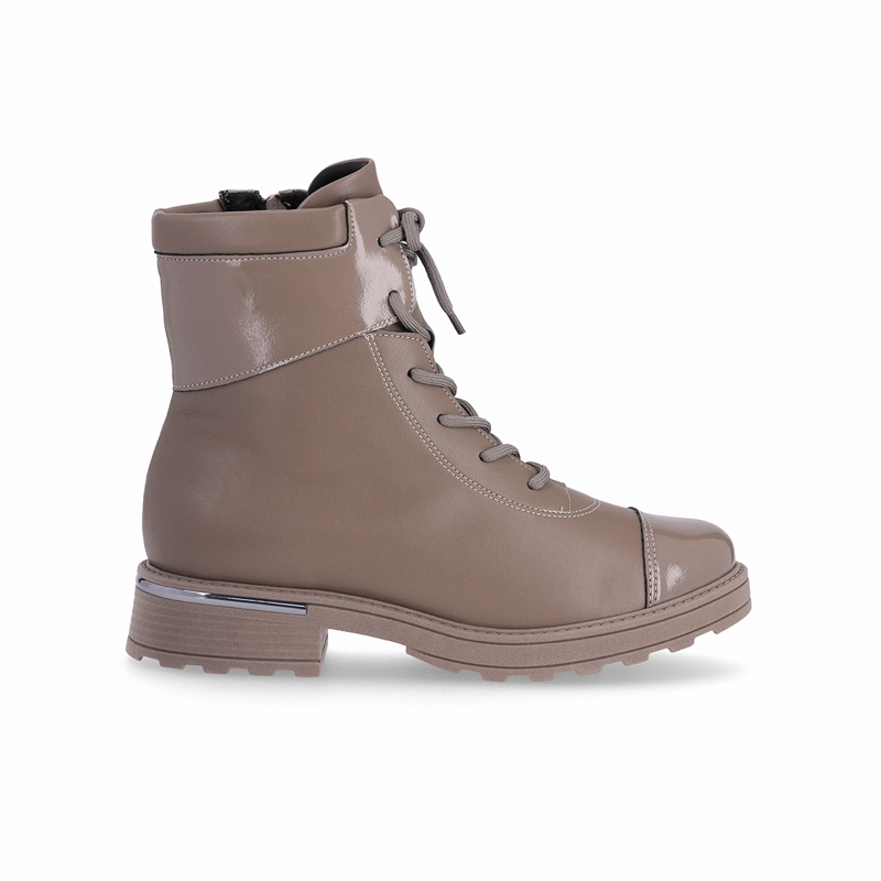 BOTIN MUJER TAUPE GISA/CORDONES PICCADILLY - 1
