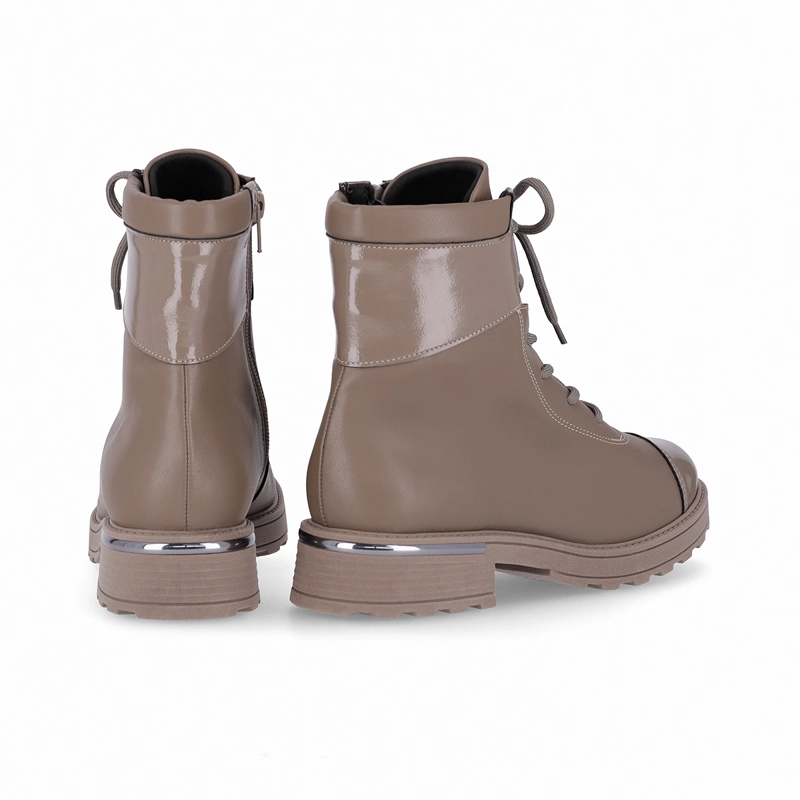 BOTIN MUJER TAUPE GISA/CORDONES PICCADILLY - 4